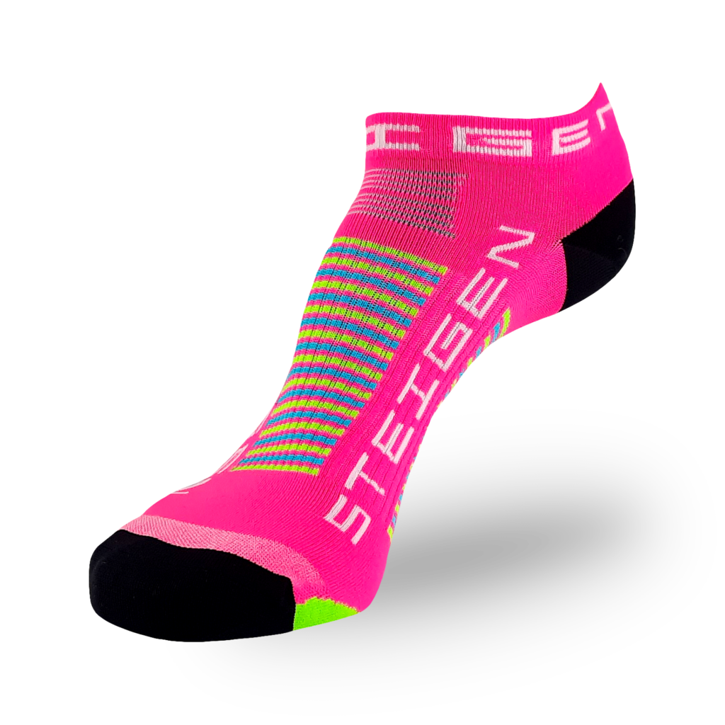 Pink Tutti Frutti Running Socks Zero Length