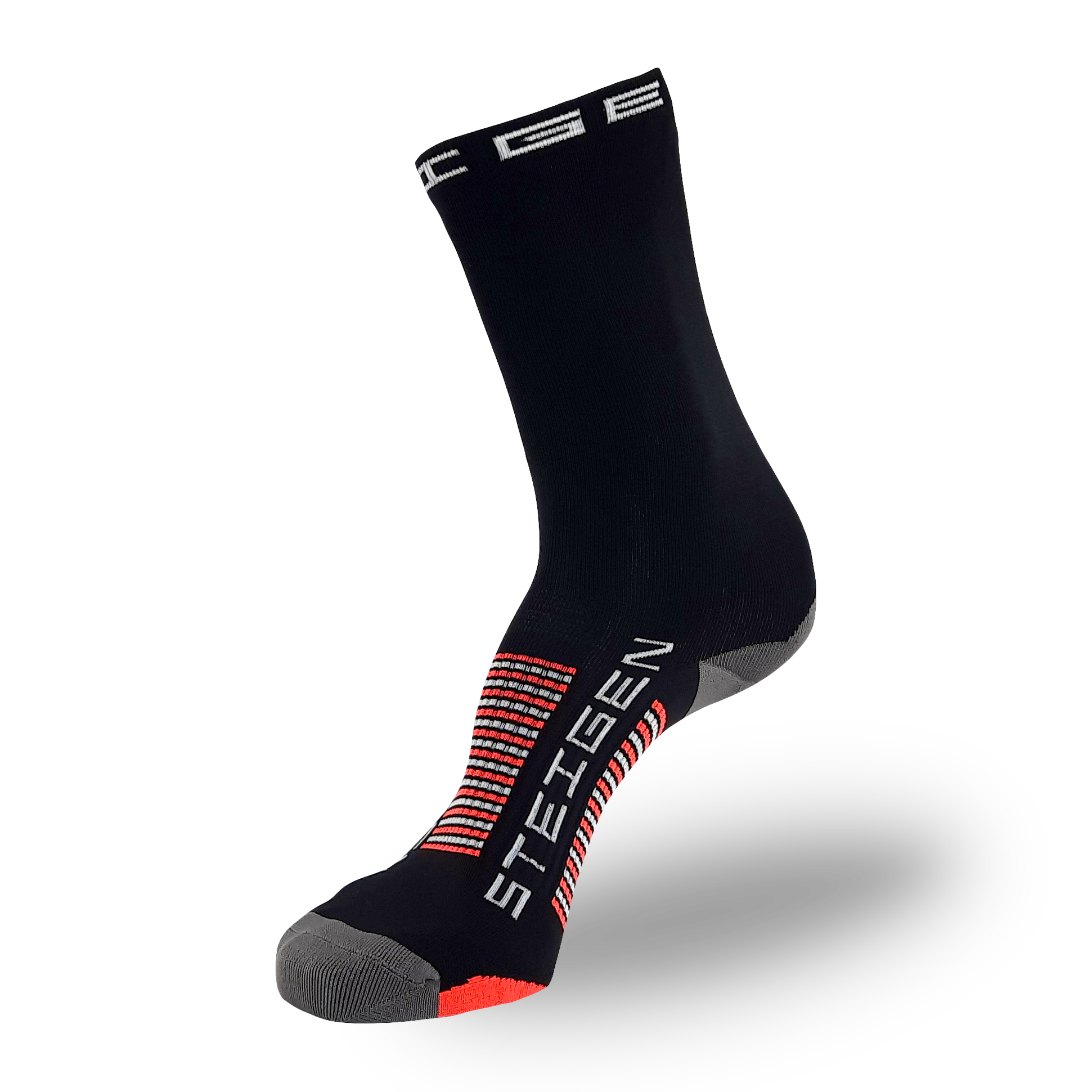 Black Running Socks ¾ Length