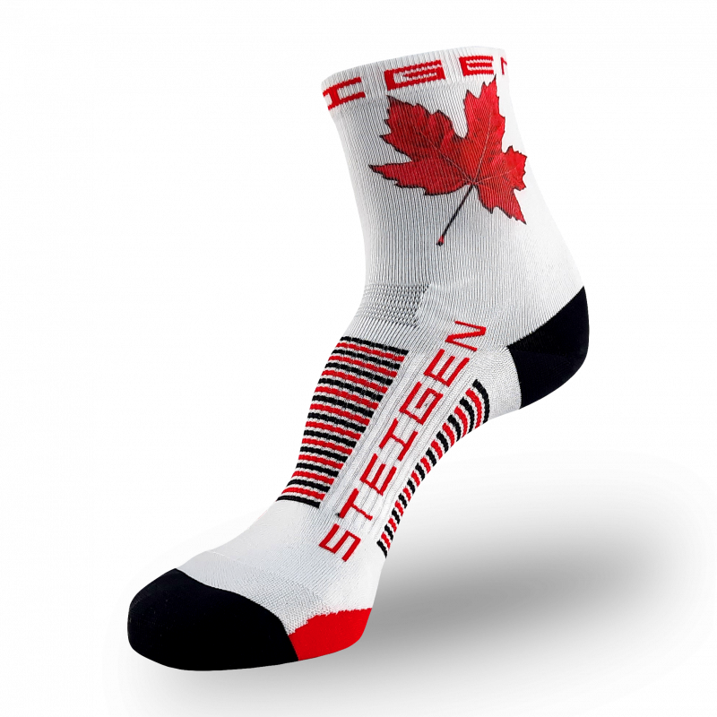 Maple Leaf Running Socks ½ Length