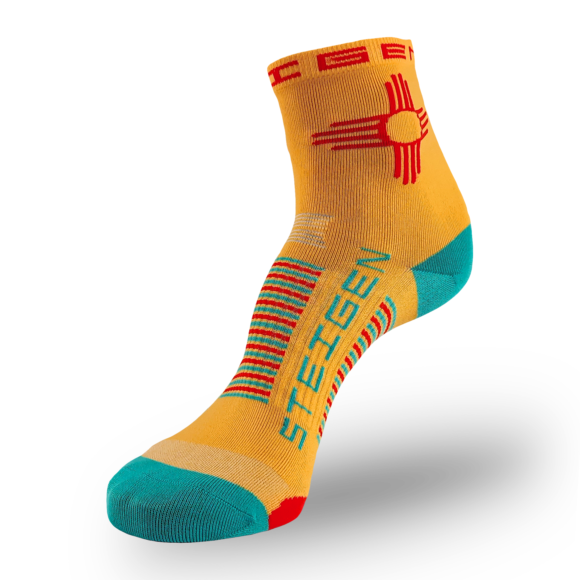 New Mexico Running Socks ½ Length