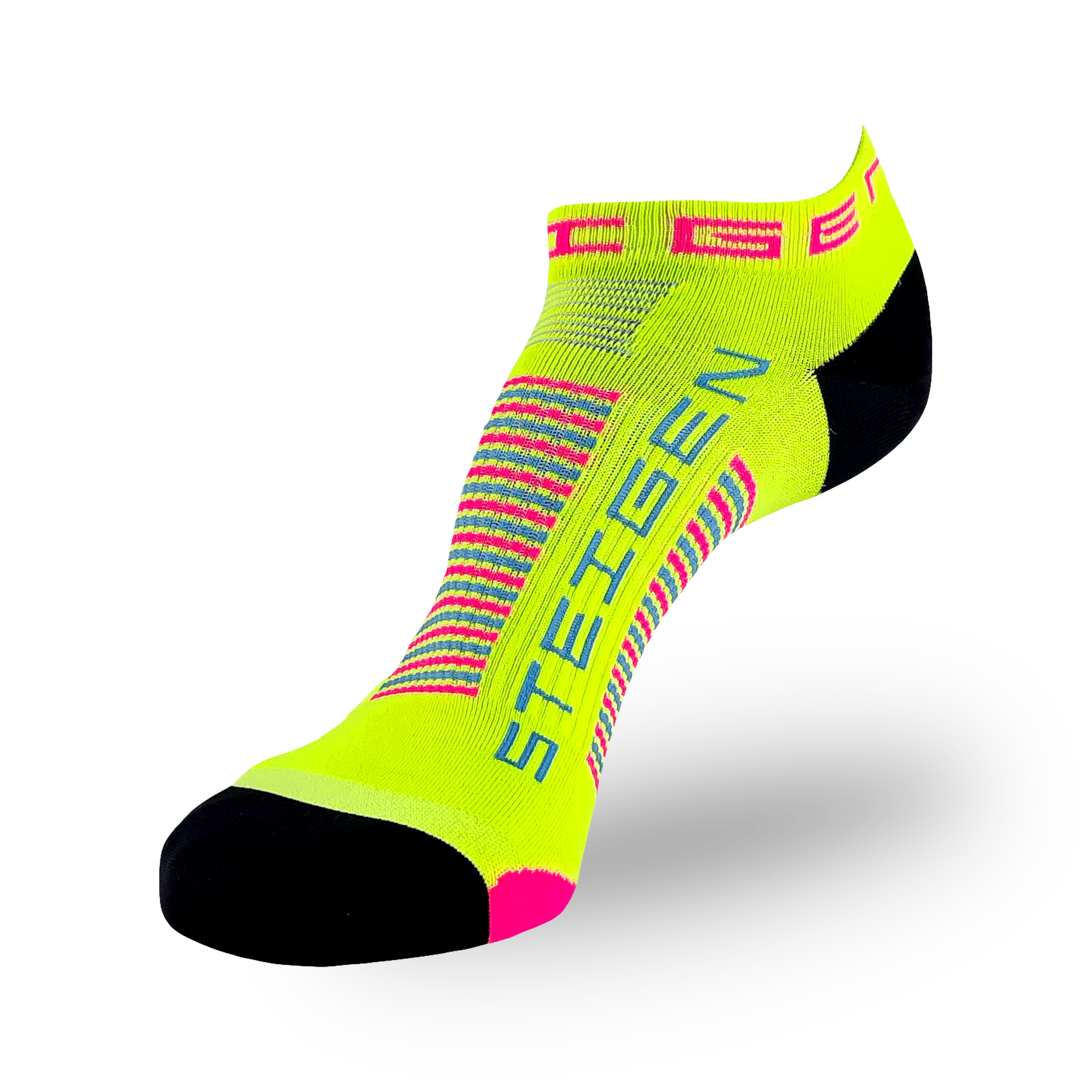 Sherbet Yellow Running Socks Zero Length