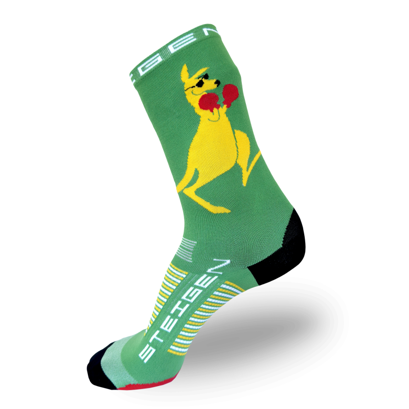 Aussie Kangaroo Running Socks ¾ Length