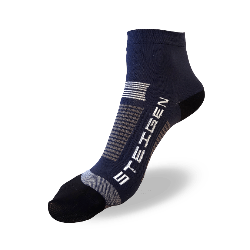 Kids School Navy Socks ¼ Length
