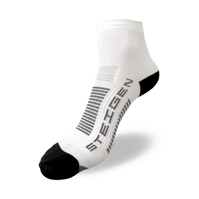 Kids School White Socks ¼ Length
